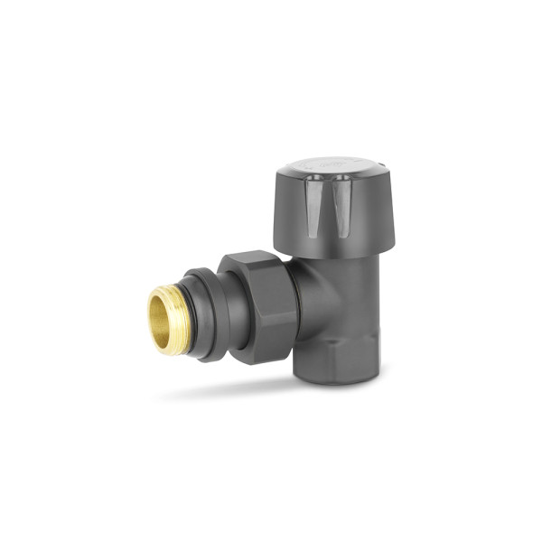Клапан термостатический угловой 1/2" Varmega VMDV05 (черный) (VMDV05-210404) Клапан термостатический угловой 1/2" Varmega VMDV05 (черный) (VMDV05-210404)