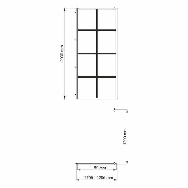Душевые перегородки Wasser Kraft Glan 120х200 (66W40) Душевые перегородки Wasser Kraft Glan 120х200 (66W40)