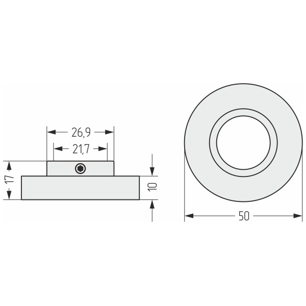 Отражатель Сунержа Tube d-21.3 мм к-т матовый белый (30-1029-0001) Отражатель Сунержа Tube d-21.3 мм к-т матовый белый (30-1029-0001)