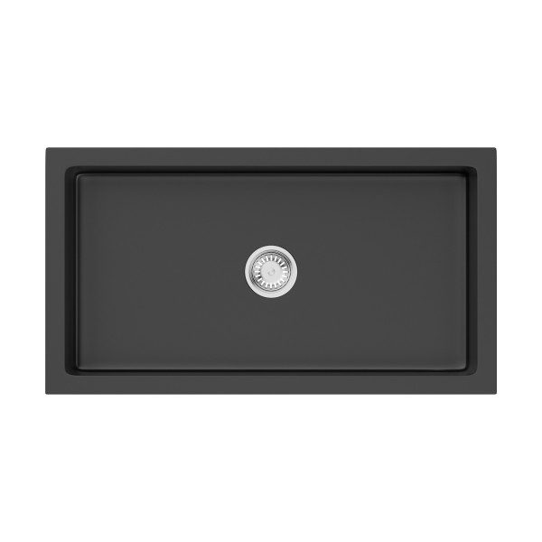 Мойка для кухни врезная Omoikiri Mikura 76-BL Natceramic/черный (4997075) Мойка для кухни врезная Omoikiri Mikura 76-BL Natceramic/черный (4997075)