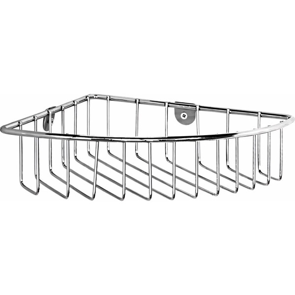 Полка для ванной комнаты Milardo 19x19x52 хром (105WC00M44)