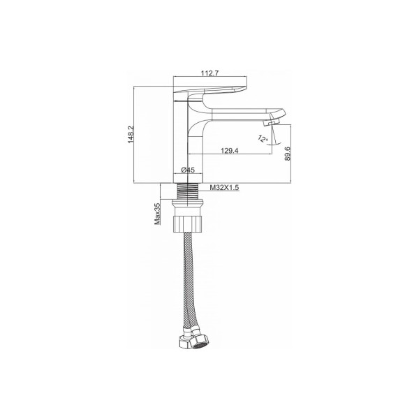 Смеситель для раковины Maxonor (MN1071)