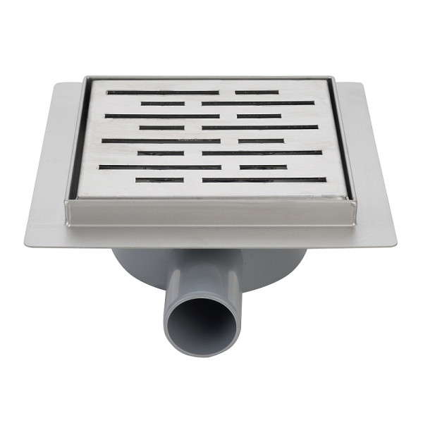 Трап горизонтальный Azario 360° 150x150 хром (AZZ3150)