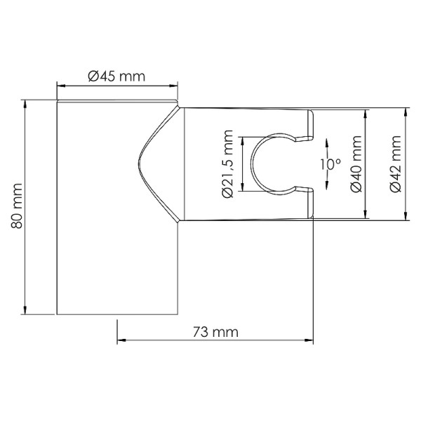 Держатель WasserKRAFT хром (A319)