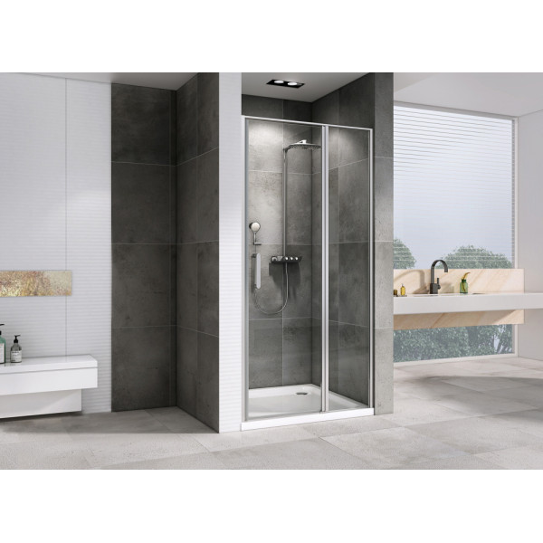 Душевая дверь Abber Sonnenstrand 140x195 стекло прозрачное, профиль хром (AG04140S) Душевая дверь Abber Sonnenstrand 140x195 стекло прозрачное, профиль хром (AG04140S)