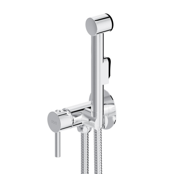 Смеситель с гигиеническим душем Dorff Logic с душевым набором хром, серый (D3075000) Смеситель с гигиеническим душем Dorff Logic с душевым набором хром, серый (D3075000)