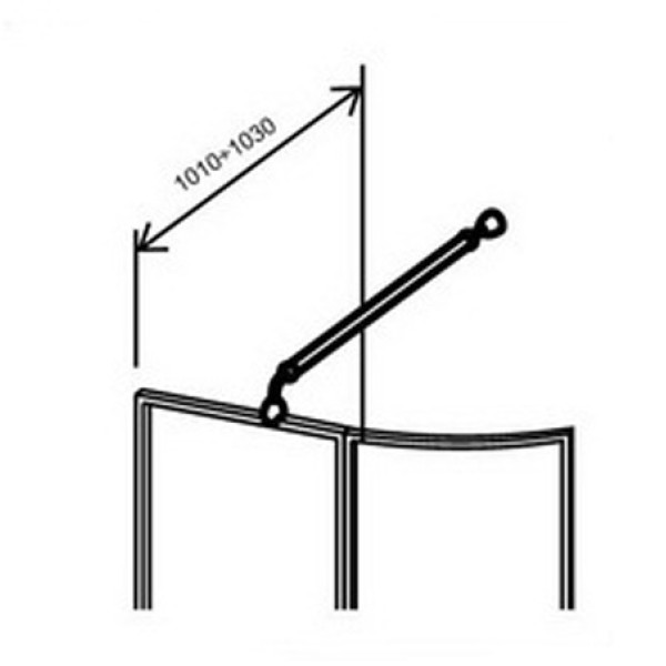 Держатель для шторки Ravak VSK2 длинный (VSK2/B120000001) Держатель для шторки Ravak VSK2 длинный (VSK2/B120000001)