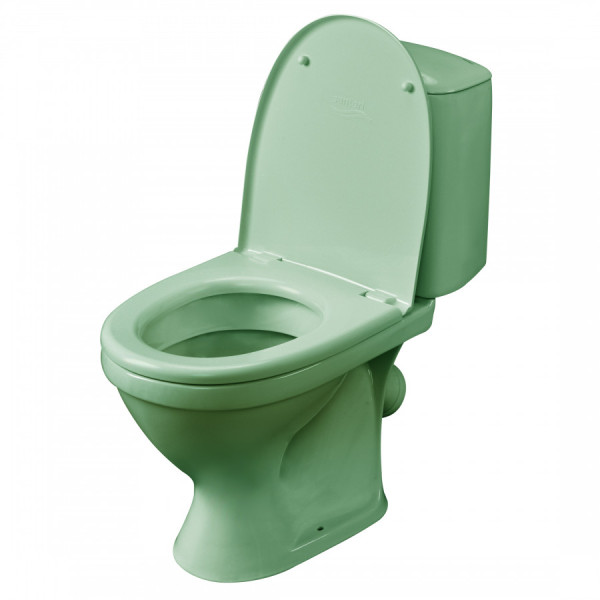 Унитаз-компакт Santeri Соната салатовый 370x680x760 с сиденьем полипропилен салатовый (1.P201.2.S04.00B.F)