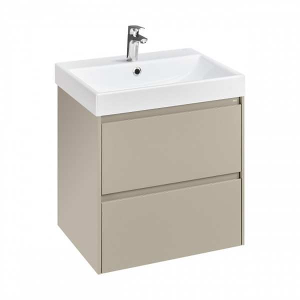 Тумба подвесная Roca Ona 585x450x565 бежево-серый матовый (A857613510)