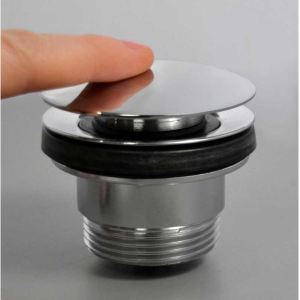 Донный клапан Hansgrohe Push-open хром (50100000) Донный клапан Hansgrohe Push-open хром (50100000)