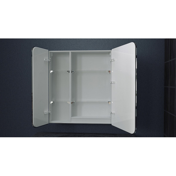 Зеркало-шкаф Azario Adriana 1П 70x80 с подсветкой (CS00069511) Зеркало-шкаф Azario Adriana 1П 70x80 с подсветкой (CS00069511)