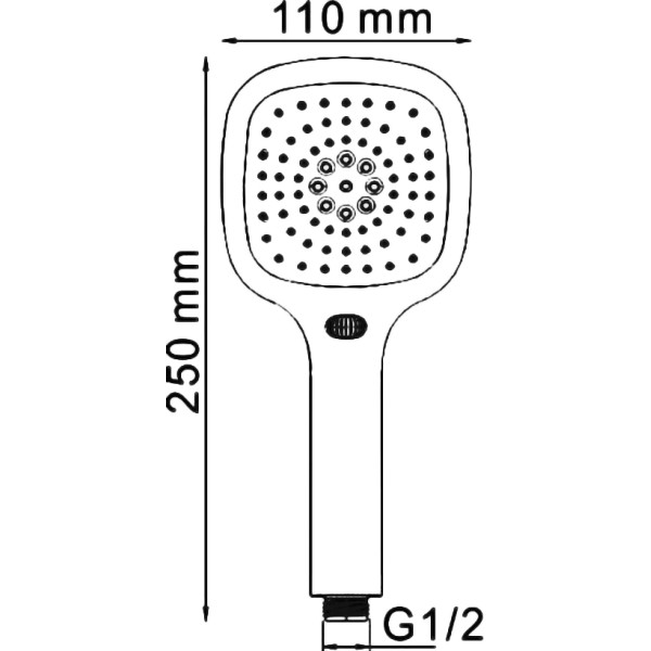 Смеситель для ванны и душа WasserKRAFT Aller белый (1061W)