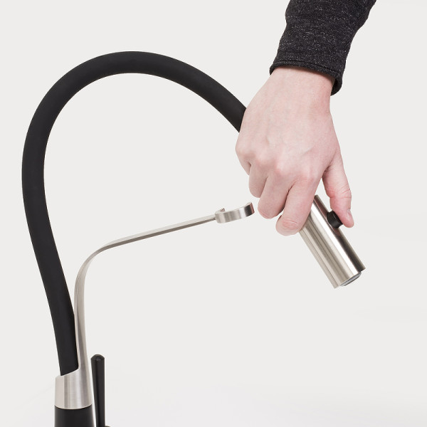 Смеситель для кухни WasserKRAFT черный (A8417) Смеситель для кухни WasserKRAFT черный (A8417)