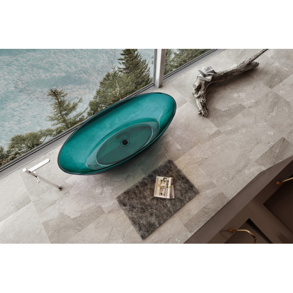 Ванна прозрачная Abber Kristall 180x85 бирюзовая (AT9702Aquamarin) Ванна прозрачная Abber Kristall 180x85 бирюзовая (AT9702Aquamarin)