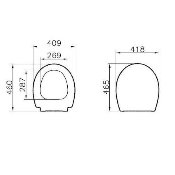Сиденье с крышкой для унитаза Vitra Memoria с Soft Close белый глянцевый (106-003R009)