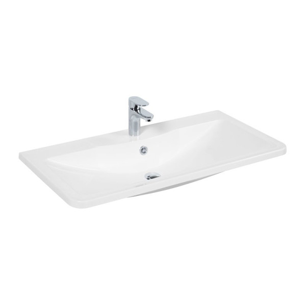Раковина встраиваемая BelBagno 120 белая (BB1200/455-LV-MR-ALR)