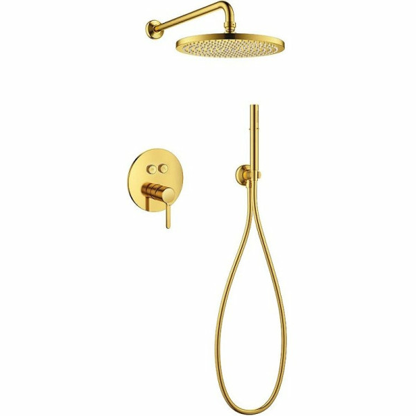 Душевая система Cezares ECO брашированное золото (ECO-DSET-BORO)