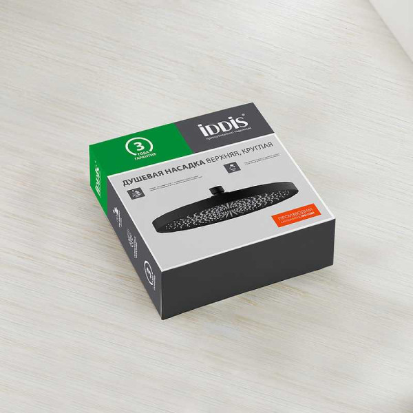 Душ верхний Iddis SpaHome 260 мм черный (SPA26BPi64) Душ верхний Iddis SpaHome 260 мм черный (SPA26BPi64)