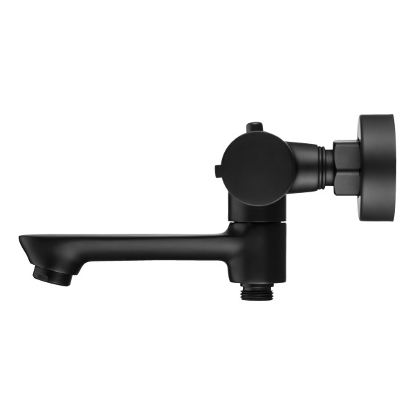 Смеситель для ванны и душа Swedbe Hermes термостат с повортн.изливом черный (9045B)