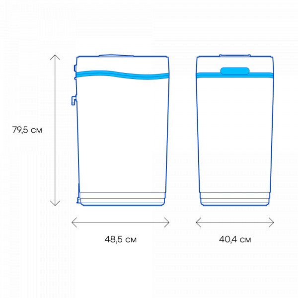 Фильтр для умягчения воды Аквафор модель WS1000-K/0.35 (521737) Фильтр для умягчения воды Аквафор модель WS1000-K/0.35 (521737)