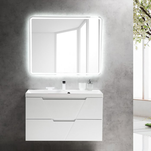 Тумба подвесная Belbagno Vittoria 1000x450x570 Bianco Opaco (VITTORIA-1000-2C-SO-BO-P)