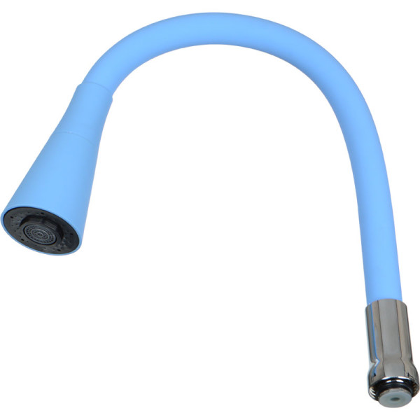 Излив гибкий Melodia LUXE с лейкой колокольчик голубой 49см (MKP20905) Излив гибкий Melodia LUXE с лейкой колокольчик голубой 49см (MKP20905)