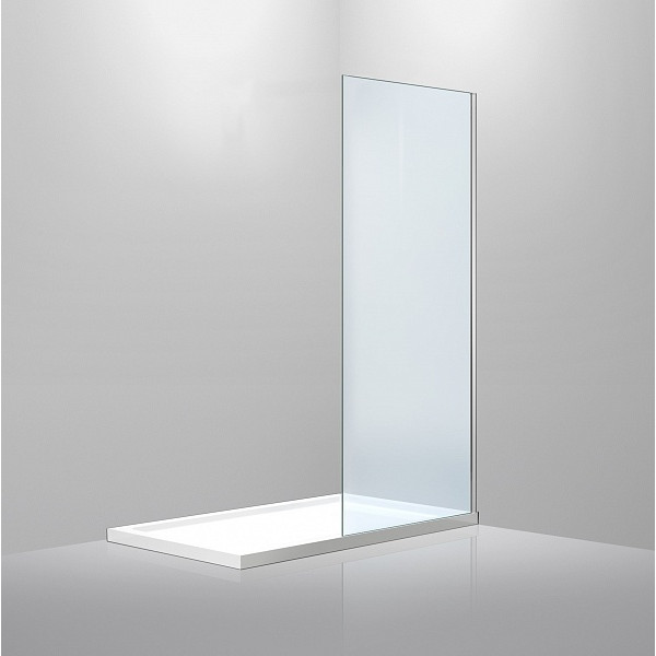 Стенка душевая BandHours Eklis 80 80х195 стекло прозрачное