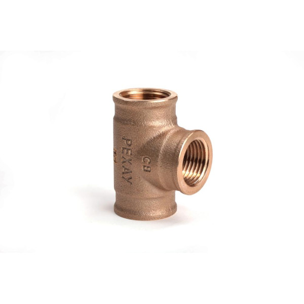 Тройник 1/2" Rehau Aurline RX+ (бронза) 18771041001