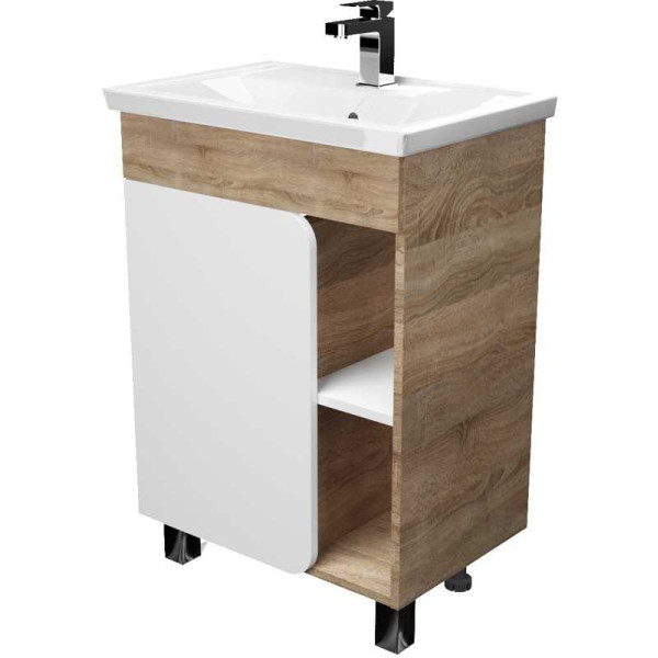 Тумба подвесная 1Marka Nuvo 710*470*850 дуб Сонома (У76063)