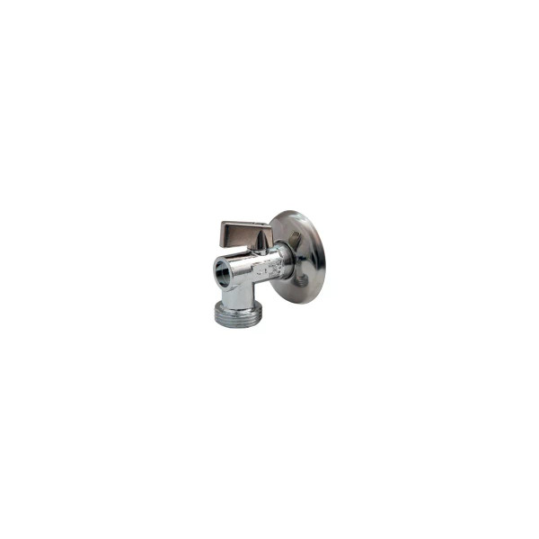 Кран угловой 1/2"x3/4" шаровый для стиральной машины хром Giacomini (GIA R614X004)