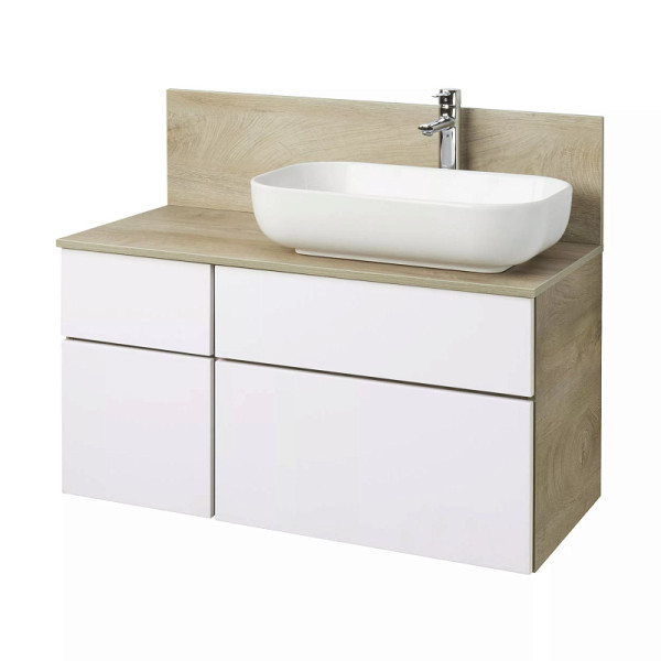 Раковина накладная Aquaton 60x37x14 белая (1A73313KLK010)