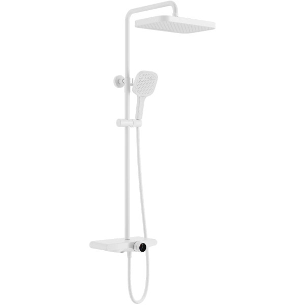 Душевая система на три режима Rea Bari White mat (REA-P0895)