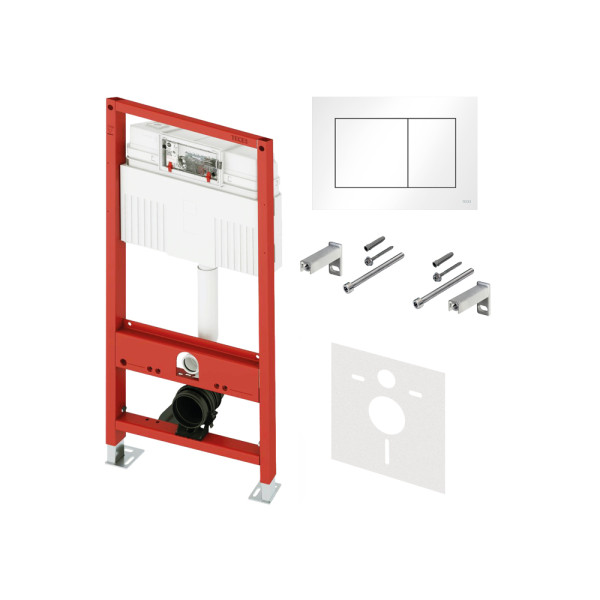 Инсталляция для подвесного унитаза Tece TECEbase 3.0 клавиша TECEnow белая глянец латунный вентиль (N500413) Инсталляция для подвесного унитаза Tece TECEbase 3.0 клавиша TECEnow белая глянец латунный вентиль (N500413)