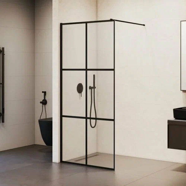 Душевое ограждение RGW WA-011-B 68x200 стекло прозрачное, профиль черный (35101160-84)
