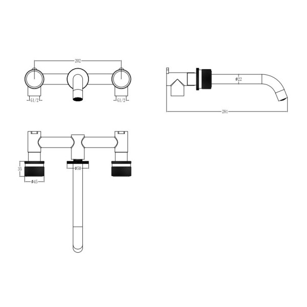 Смеситель для раковины на 3 отв.Boheme PRESTIGE NB (никель) (152-NB-PR) Смеситель для раковины на 3 отв.Boheme PRESTIGE NB (никель) (152-NB-PR)