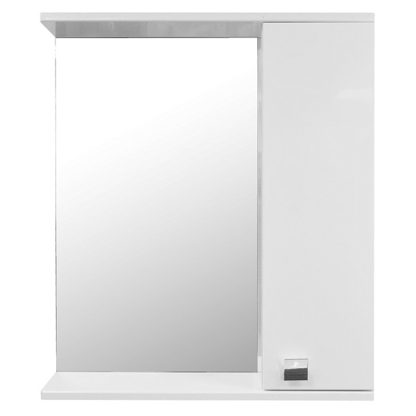 Шкаф зеркальный Loranto София 60 60х70х15,5 правосторонний белый (CS0077141)