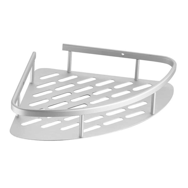 Полка Fashun угловая настенная алюминий (A7325-17)