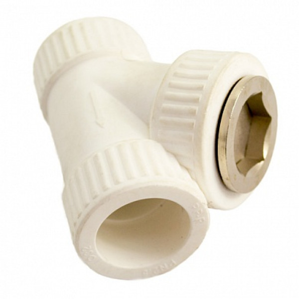 Клапан обратный PP-RC 20 мм MeerPlast белый (Т0000001957)