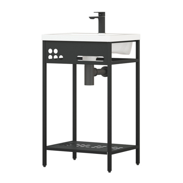 Тумба напольная Melodia Металлика 50 (Фостер/Como 50) металл черная (MFR80099BK) Тумба напольная Melodia Металлика 50 (Фостер/Como 50) металл черная (MFR80099BK)