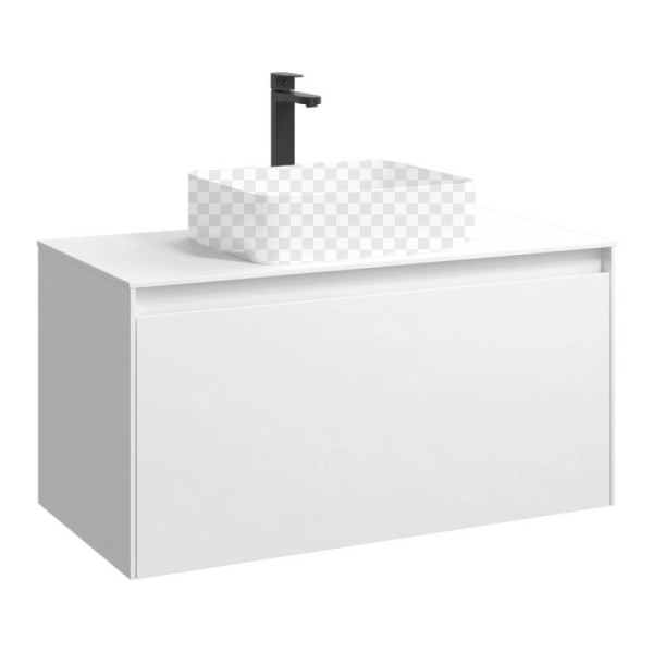 Тумба подвесная Aqwella Mobi 1000x506x500 белая (MOB0110W)