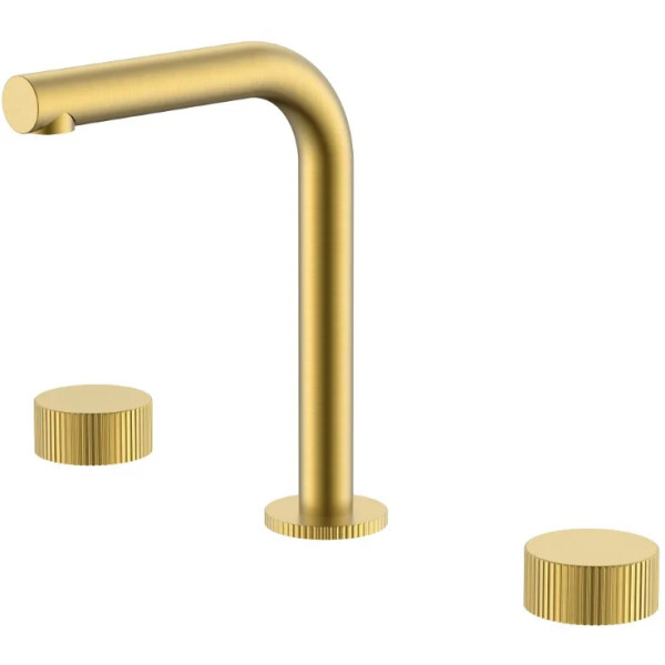 Смеситель для раковины на 3 отв.Boheme Stick MG (золото-матовый) (152-MG.3)