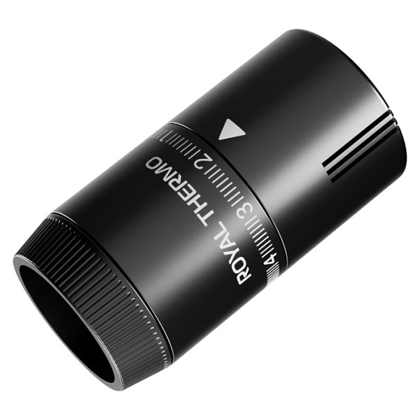 Головка термостатическая М30х1,5 Royal Thermo Design жидкостная (графит) (RATHDN13015GR) Головка термостатическая М30х1,5 Royal Thermo Design жидкостная (графит) (RATHDN13015GR)