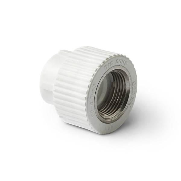 Переход PP-R 32*3/4"В "Pro Aqua" (латунь, белый) (PA22016P) Переход PP-R 32*3/4"В "Pro Aqua" (латунь, белый) (PA22016P)