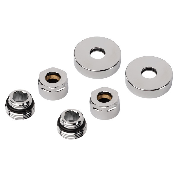 Набор подключения Royal Thermo Design 1/2" ВР - 15 мм (хром) (RAAKD11512CH)