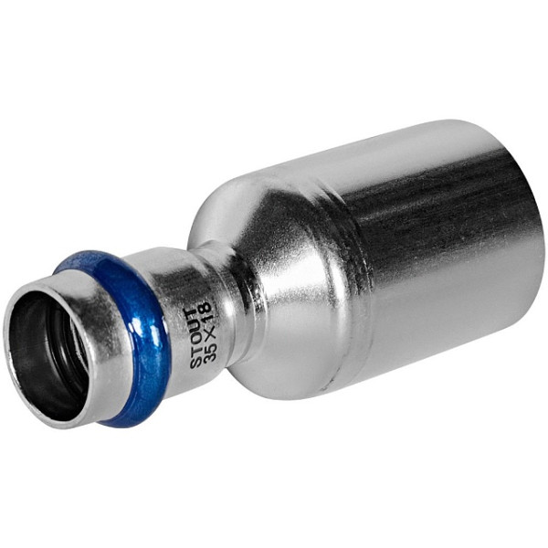 Муфта 35х18 однораструбная Stout SSS-2020 НПр-ВПр (нерж.ст., пресс) SSS-2020-003518 Муфта 35х18 однораструбная Stout SSS-2020 НПр-ВПр (нерж.ст., пресс) SSS-2020-003518