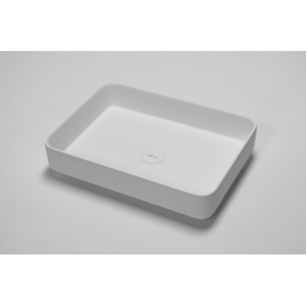 Раковина накладная Stein (белый матовый)