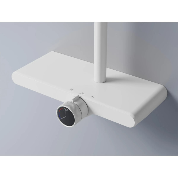 Душевая система на три режима Rea Bari White mat (REA-P0895)