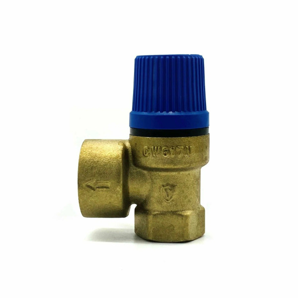 Клапан предохранительный 1/2"*3/4"ВВ 8 бар Vieir (синий) (VR34FFC-8)