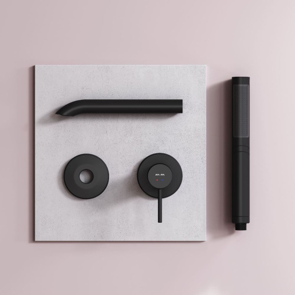 Смеситель для раковины AM.PM Libre встраиваемый черный (F6072622)