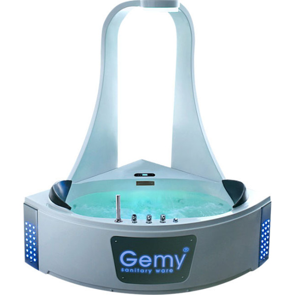 Ванна гидромассажная и аэромассажная Gemy G9069 K 1510х1510х2200 Ванна гидромассажная и аэромассажная Gemy G9069 K 1510х1510х2200